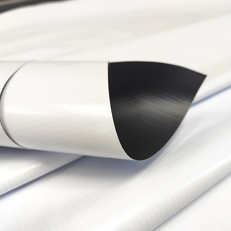 50m/80m Korkea valoa estävä musta joustava banneri